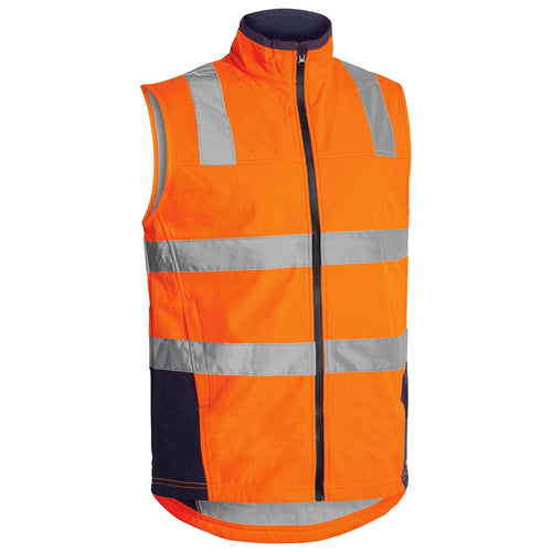 Bisley Workwear BV0348T-Orange/Navy-XS