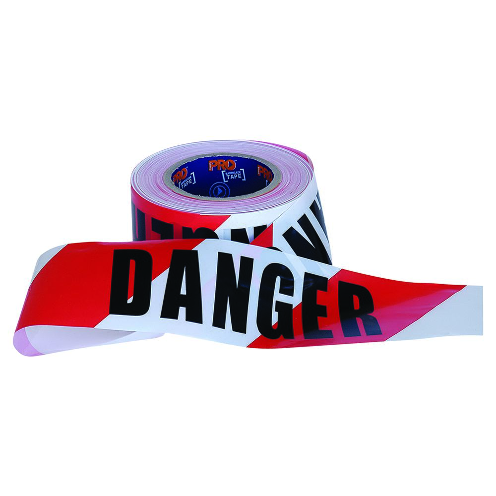 PRO - Barricade Tape - 100M X 75mm Danger Print