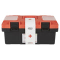 PRO - Essential Workplace Response First Aid Kit In Plastic Tackle Box