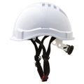 PRO - V6 Hard Hat Unvented Micro Peak Ratchet Harness Linesman