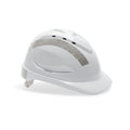 PRO - V6 Vented Hard Hat with Pushlock Harness and Reflective Tape