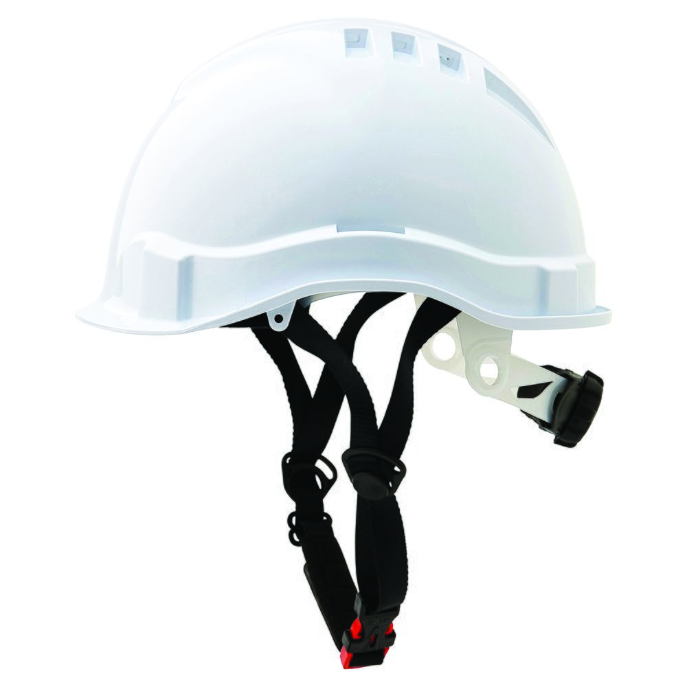 PRO - V6 Hard Hat Vented Micro Peak Ratchet Harness Linesman