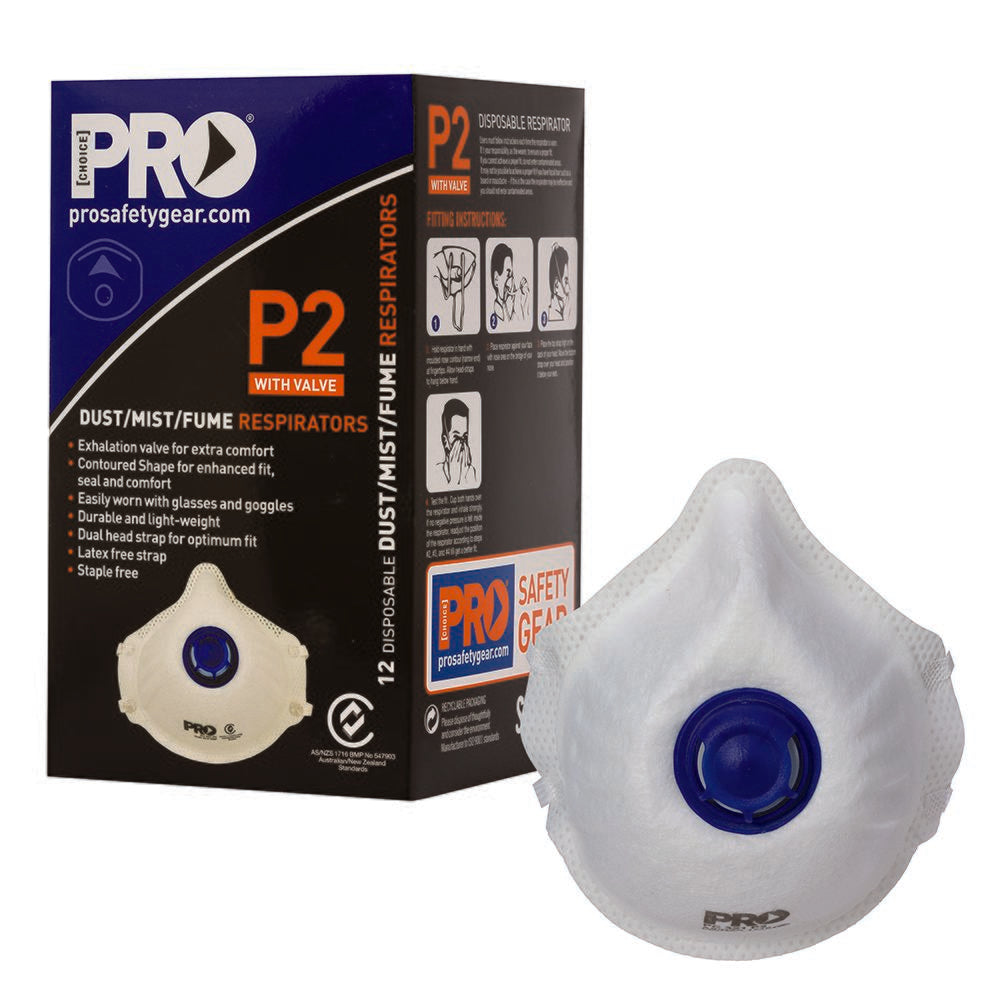 PRO - Dust Masks P2+Valve