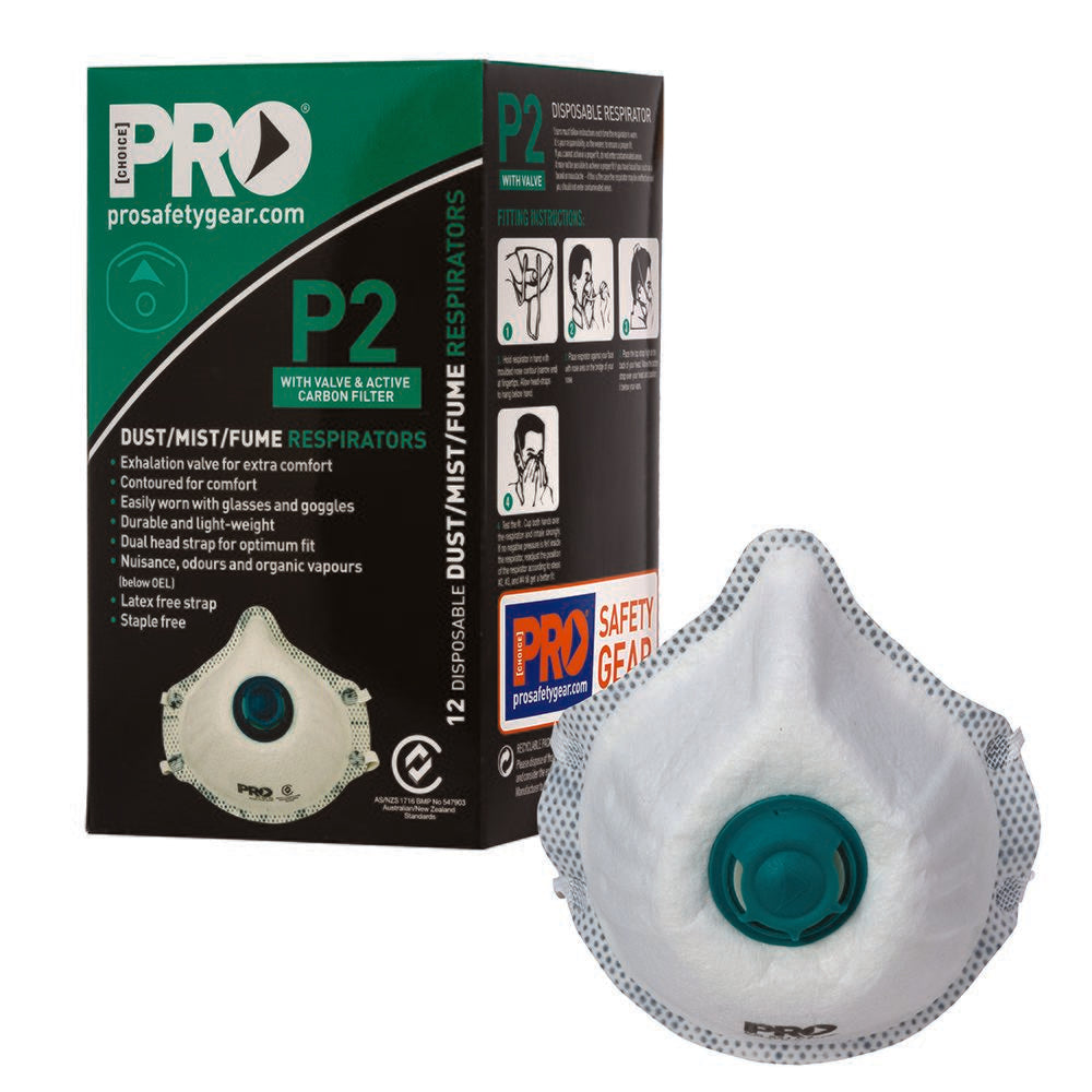 PRO - Dust Masks P2+Valve+Carbon