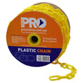 PRO - Plastic Safety Chain Yellow 8mm X 25M
