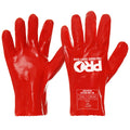PRO - 27cm Red PVC Gloves Large