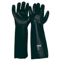 PRO - 45cm Green Double Dipped PVC Gloves Large