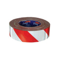 PRO - Self Adhesive Reflective Hazard Tape Red & White. 50M X 50mm