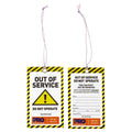 PRO - Safety Tag -125mm X 75mm Caution