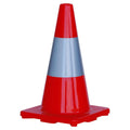 PRO - Orange PVC Traffic Cone / Reflective Tape 450mm