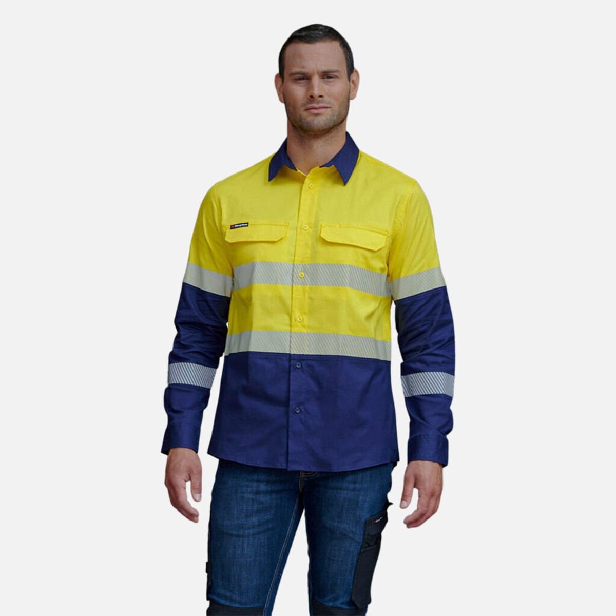 KingGee K54028-Yellow/Navy-XS
