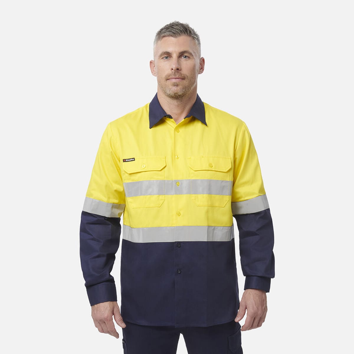 KingGee K54315-Yellow/Navy-S