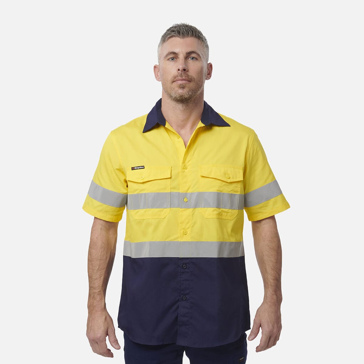 KingGee K54885-Yellow/Navy-2XS